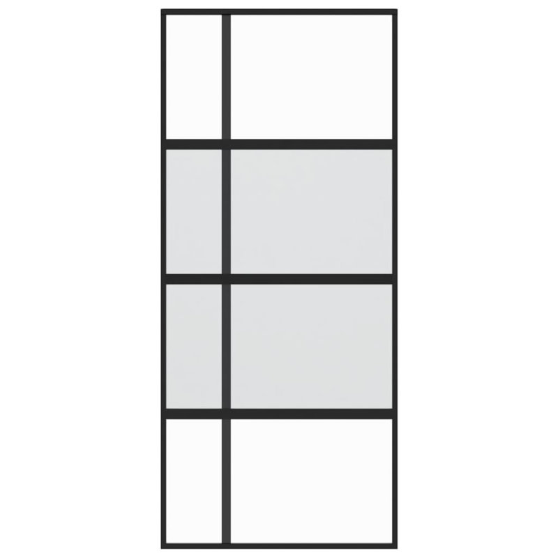 Huftalen Sliding Door, 90cm W x 205cm H, Black