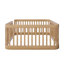 Structure de lit en bois avec clôture-1192746875