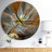 Symmetrical Fractal Flower - Modern wall clock-34141326-118658316