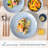 Byrin 16 Piece Porcelain China Dinnerware Set - Service for 4