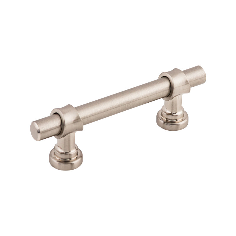 Bit Bar Pull, Brushed Satin Nickel, 3" Center to Center