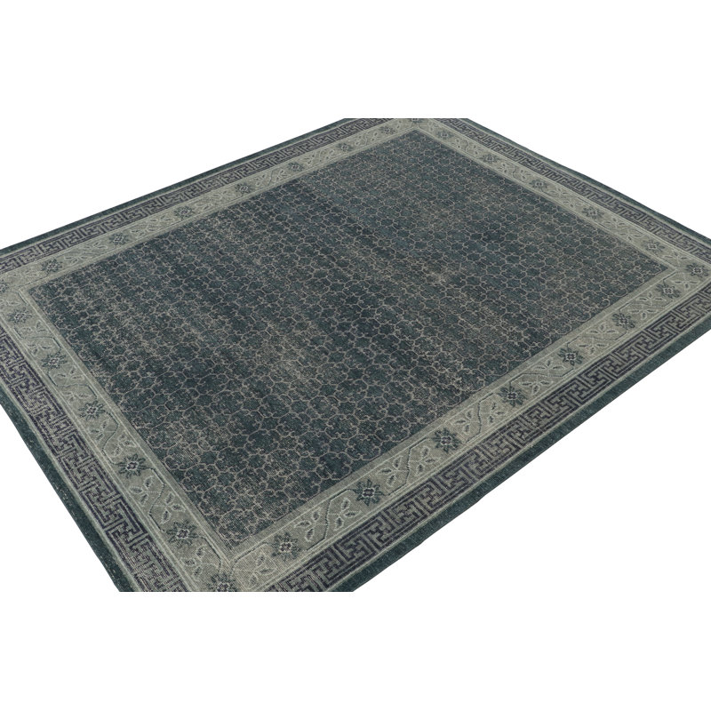 Homage Geometric Area Rug in Gray
