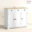 Armoire d'appoint fonctionnelle et élégante avec tiroirs pour une organisation efficace de la maison et une amélioration esthétique