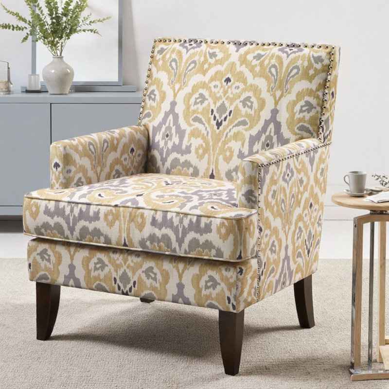 Fauteuil club Madison Park Colton, Gris multi