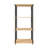 Easy Twist Assembly 4-Tier Multipurpose Shelf In Light Oak-124628692