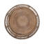 Curry Rattan Drum Coffee Table
