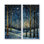 «Festive Starry Night Winter Winter», grands fruits, impressions sur toile