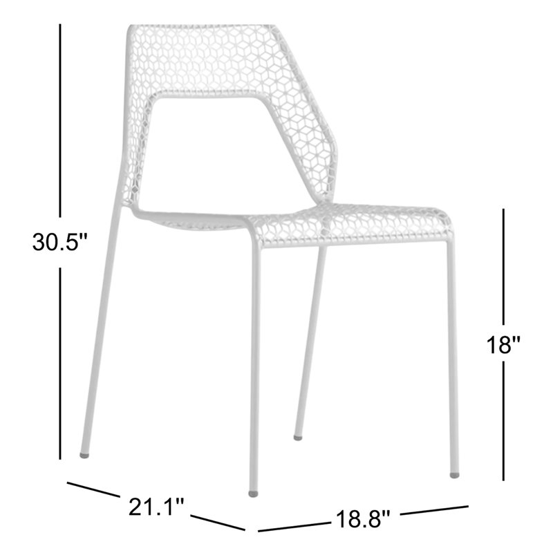 Chaise Hot Mesh, Gris / vert