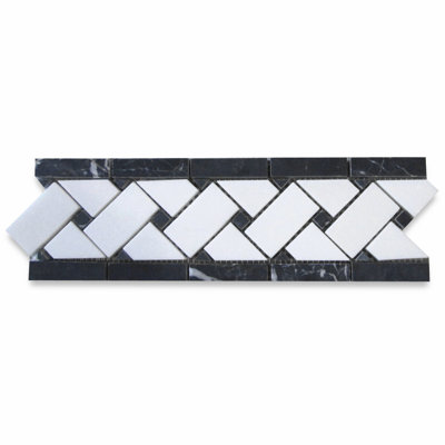 12" x 4" Marble Subway Tile