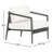 Delaine Powder Coated Aluminum Outdoor Lounge Chair , Sunbrella® Cushions Included-70110069-70110063