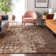 Premium Machine Washable Cerrito AMF577 Chocolate Rug