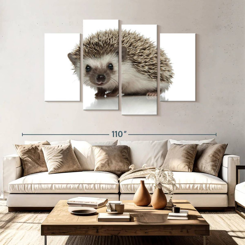 Brampt African Hedgehog, 54" H x 84" W