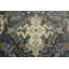 Tapis oriental gris / crème Oushak Chobi 9 x 12 po