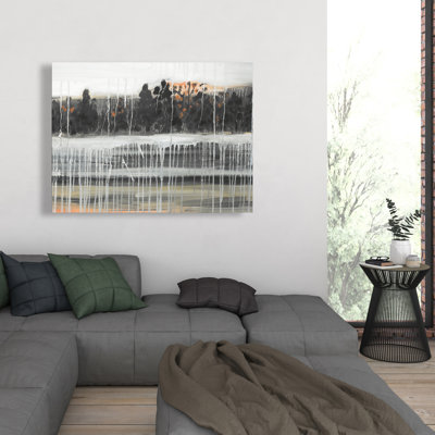 Rainy Fall Landscape - Art sur toile pour la chambre à coucher
