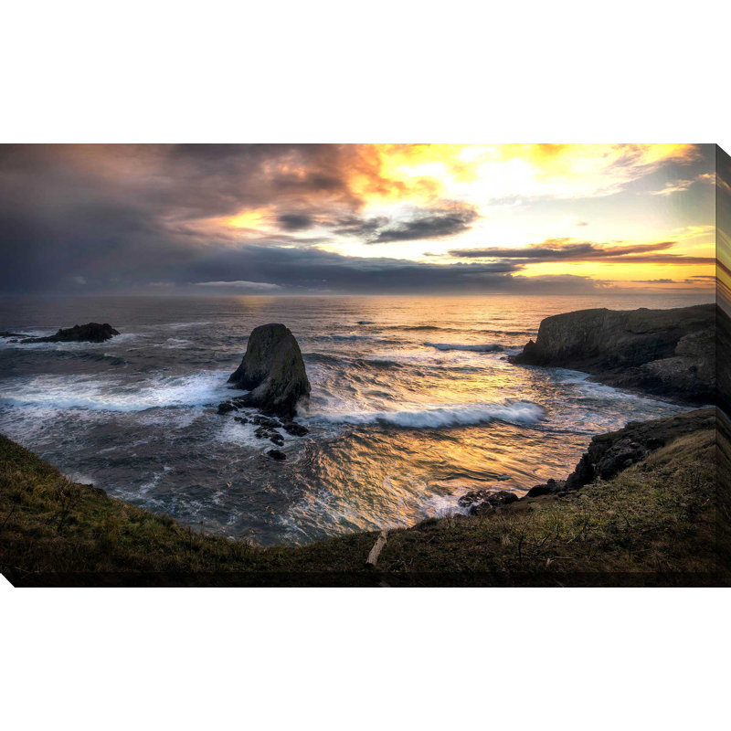 «Ripples», reproduction de photo, H 18 po x l 30 po x P 1 po, Toile tendue