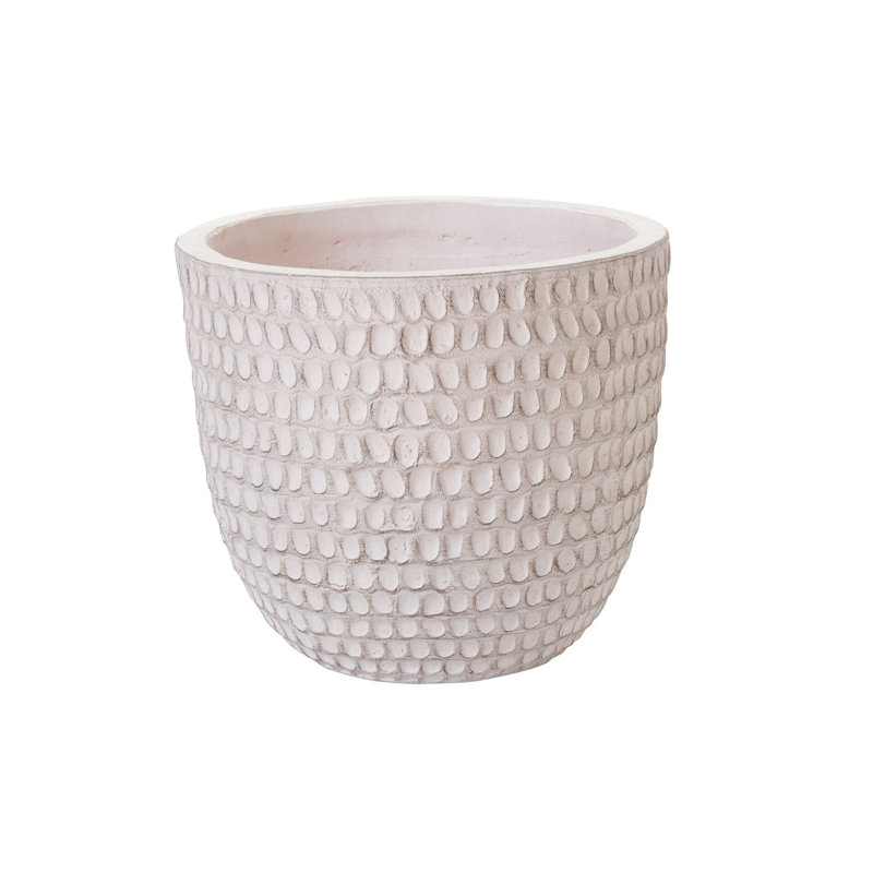 Chrysa Ceramic Pot Planter, 19" H x 21.5" W x 21.5" D