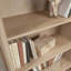 Bibliothèque à 5 tablettes, finition brune