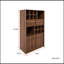 Armoire avec support à vin pour 12 bouteilles et 2 tiroirs