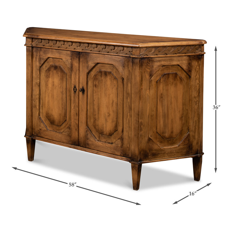 Wrenn 58'' W Solid Wood, Brown