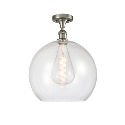 Plafonnier semi-encastré 1 lumière