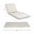 Lounge Chaise With Headrest, Acacia Wood,4"Thick-509857413