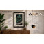 Green Bear Snarl Retro - Framed Print-238979181-238979179