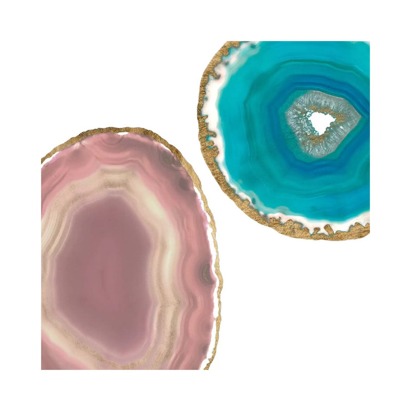 Gem Stones II by Jennifer Goldberger - Wrapped Canvas Print, 30.48cm H x 30.48cm W x 1.905cm D