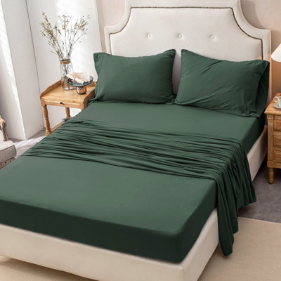 100% coton t-shirt ultra doux, confortable et respirant pour matelas jusqu'à 20 po de poche extra profonde