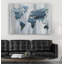 « texture monde map », impression sur toile-32483994