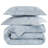 Down Alternative filling Oversized Reversible Comforter Set with matching shams-1408324755