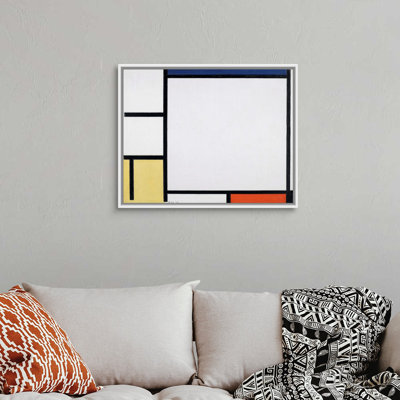 Composition with Blue, Red, Yellow and Black by Piet Mondrian - Painting Print on Canvas