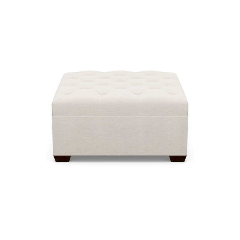 Square Ottoman, 9637-51, Walnut