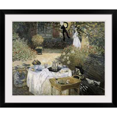 Le déjeuner par Claude Monet - reproduction imprimée