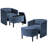 Lane Accent Barrel Chair With Storage Ottoman (Set of 2)-87512284