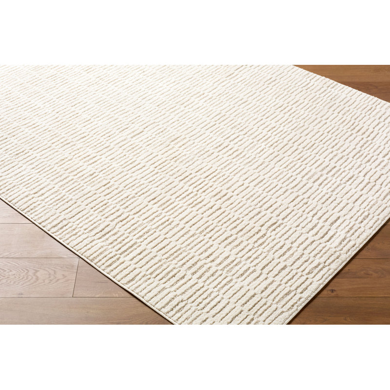Rachel Zoe X Livabliss The Studio Edit Machine Woven Rug, Rectangle 6'7" x 9', Ivory