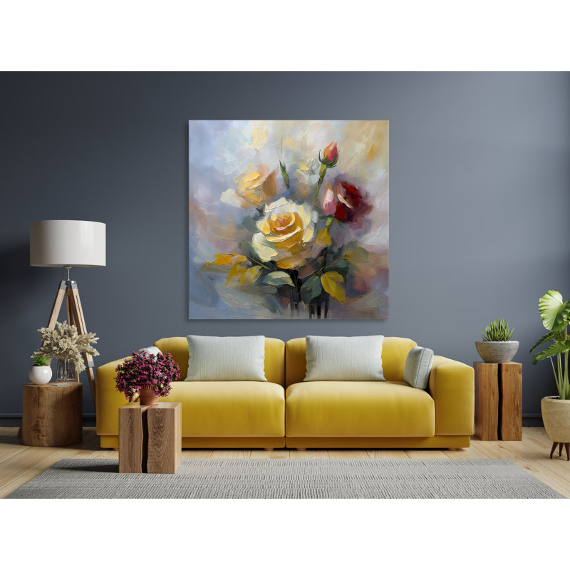 Roses fraîches, H 24 po x l 24 po