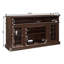Meuble télé classique avec insert de cheminée de 23 po, rangement spacieux et design élégant pour les salons modernes, meuble télé-411033087-443640500