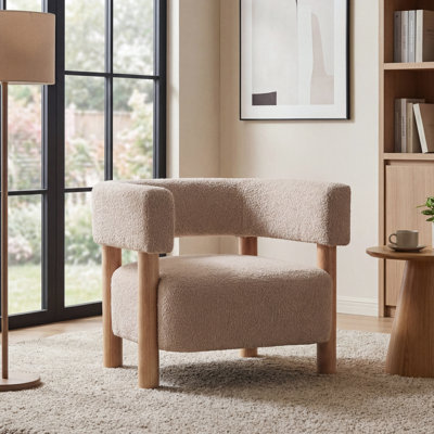 Chaises d'appoint moelleuses, style moderne et en bois pour une maison compacte