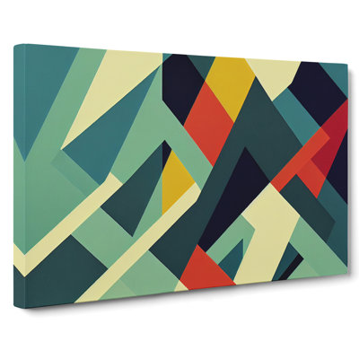 Suprematism Art Modern Vol.3 Abstract - Wrapped Canvas