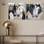 «Kintsugi Horses Duet», ensemble de décorations murales Boho par Art Remedy, prêt à accrocher, 40 x 40-129610401-129610407