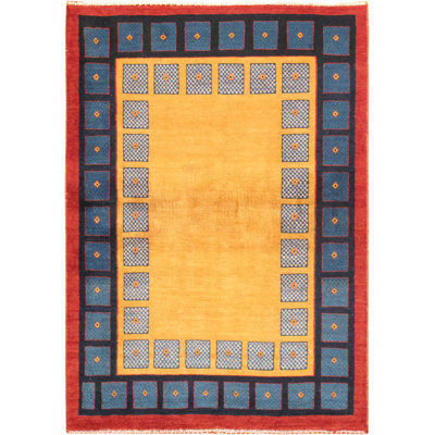 Tribal One-of-a-Kind 3'5" X 4'10" Hand Knotted Area Rug