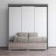 Armoire grise 71 "avec miroir Aria-873504376