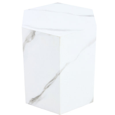Modern Coffee Table - White With Intricate Textures Stylish Rich For Your Living