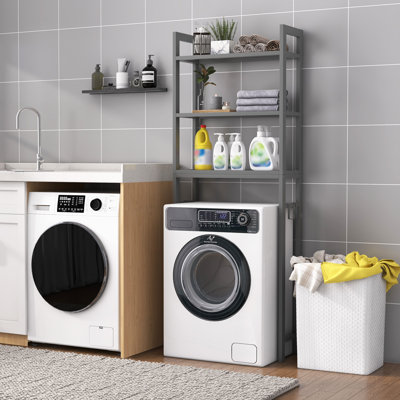 Rangement autoportant au-dessus de la toilette en métal Nourdan