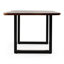 Lemay Acacia Solid Wood Top Metal Base Dining Table-1309150851