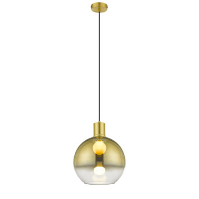 Rasen 1 - Light Gold Sphere Pendant