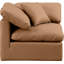 Fauteuil d'angle de salon en cuir italien Vegan-94466376
