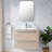 Alnitak 30” Wood Grain Modern Wall Mounted Single Bathroom Vanity Set