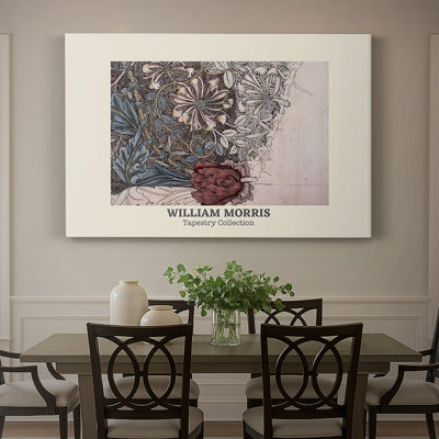 Floral Design (Tapestry Collection Print)-William Morris-Gallery Wrapped Canvas-c. Late 19th Century (Original)