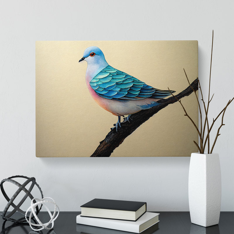 Dove Bird In Vol.1 - Wrapped Canvas, 40cm H x 60cm W x 3cm D